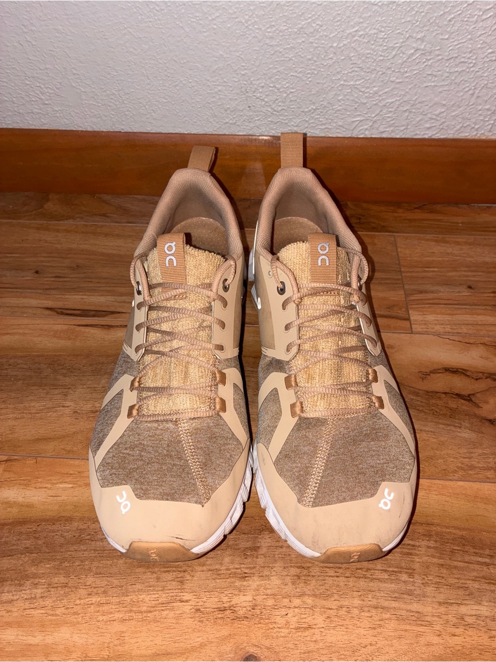 On Cloud 5 Terry Men’s Running Athletic Sneaker Shoes, tan/cork - Size 9.5 - Picture 3 of 10